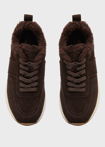 Кроссовки PRPY коричневые зима (366438673)