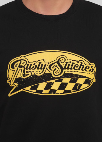 Світшоти Rusty Stitches - Прямий крій напис чорний кежуал бавовна - (244636514)