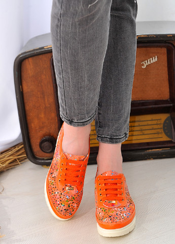Оранжевые демисезонные кроссовки Trendy
