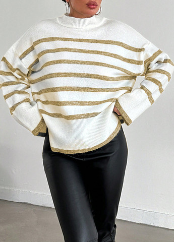 Білий демісезонний светр SHEIN