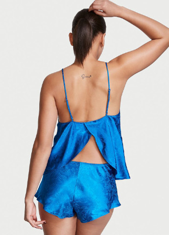 Синяя всесезон пижама (майка, шорты) майка + шорты Victoria's Secret