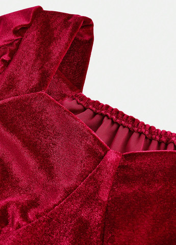 Бордова сукня SHEIN (331738891)