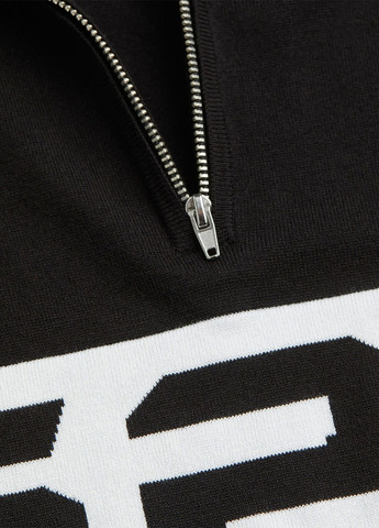 Чорно-білий демісезонний светр H&M