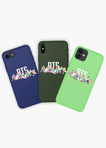 Чохол силіконовий Apple Iphone Xr БТС (BTS) (8225-1061) MobiPrint (219347239)