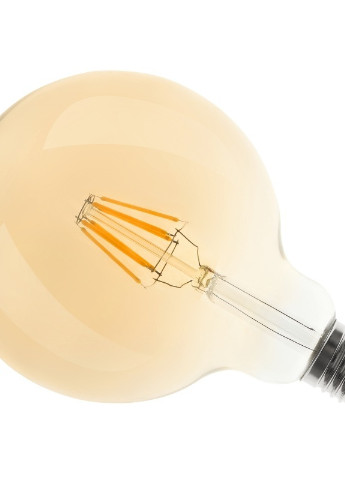 Лампа светодиодная (мат. золото) E27 LED 6W WW 5 COG Brille (253965276)