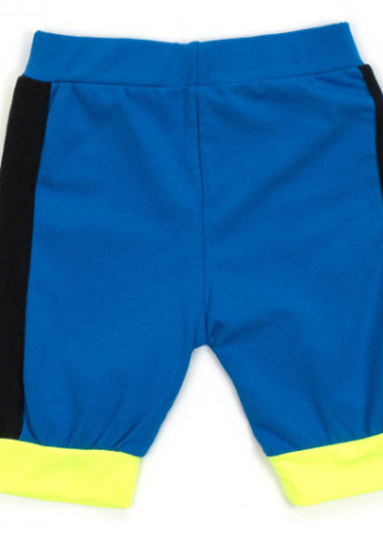 Синий летний костюм десткий футболка с бриджами (m-120-98b-black) H.A