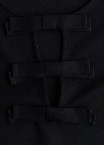 Чорна кежуал сукня H&M однотонна