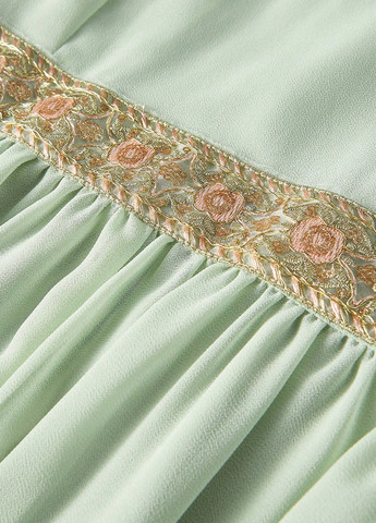 Мятное вечернее платье платье-кейп SHEIN однотонное