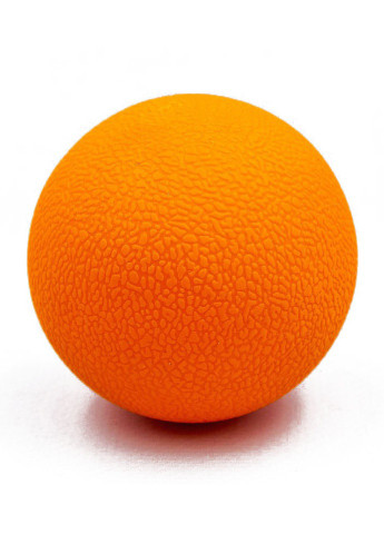 Масажний м'ячик TPR 6,5 см помаранчевий (м'яч для масажу, міофасціального релізу і самомасажу) EasyFit (243205424)