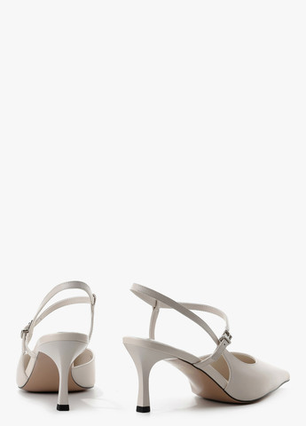 Le'BERDES Туфлі слінгбекі молочний з натуральна шкіра, україна — літо (370452012)