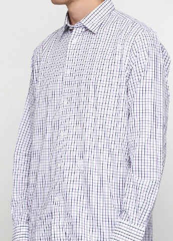 Сиреневая кэжуал рубашка в клетку Dry Docks с длинным рукавом