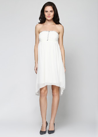 Білий кежуал платье Vila однотонна