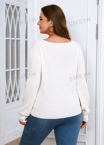 Молочная блуза SHEIN