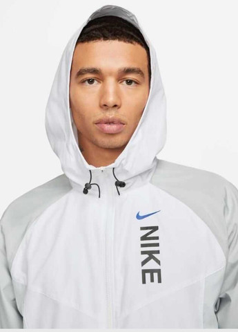 Біла демісезонна вітровка Nike NSW HYBRID LTWT WR