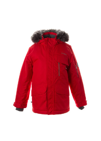 Червона зимня куртка зимова marten 2 Huppa