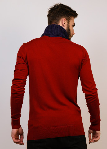 Темно-красный демисезонный свитер New Way