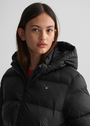 Черная зимняя куртка Gant