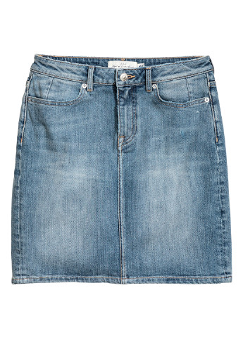 Голубая джинсовая юбка H&M