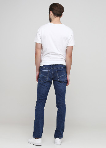 Темно-синие демисезонные зауженные джинсы Madoc Jeans