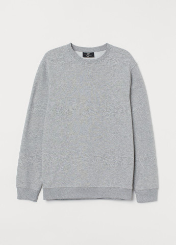 Серый свитшот H&M (199341151)