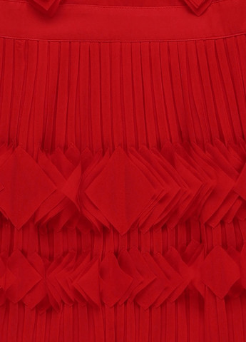 Червона кежуал сукня а-силует, плісована Foxiedox однотонна