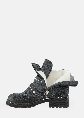 Зимние ботинки rf36463-11 серый Favi из натуральной замши