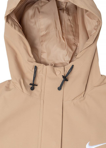 Бежева демісезонна куртка dm6245-200 Nike W Nsw Essntl Sf Wvn Prka Jkt Beige