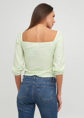 Светло-зеленая летняя блуза Reserved