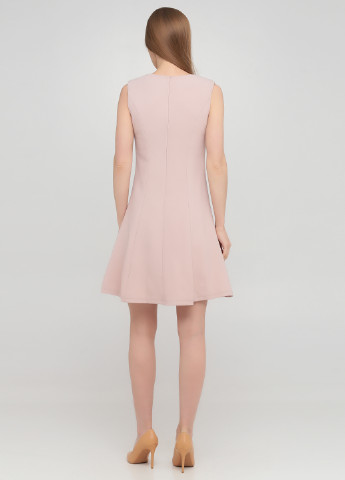 Світло-рожева кежуал сукня кльош No Brand однотонна