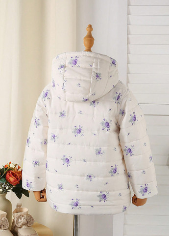 Молочна зимня куртка SHEIN