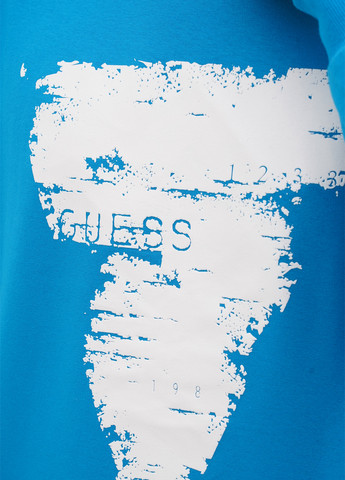 Бірюзовий світшот малюнок без декору (305003755)