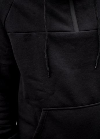 Чорний спортивний костюм утеплений на флісі Vakko (255335634)