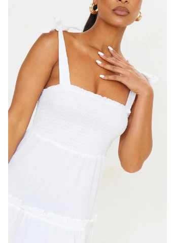 Летний женский сарафан PrettyLittleThing однотонный