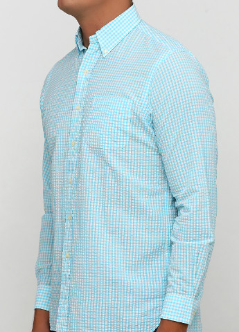 Светло-бирюзовая рубашка в клетку Ralph Lauren