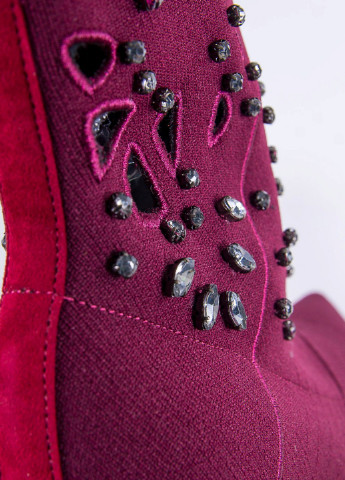 Осенние ботинки Liu Jo с камнями, с вышивкой, с бусинами тканевые