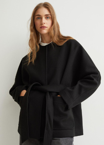 Черное Пальто легке,чорний, H&M