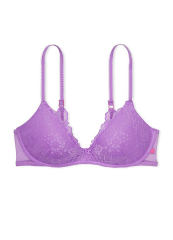 Бузковий демісезонний комплект (бюстгальтер, трусики) Victoria's Secret