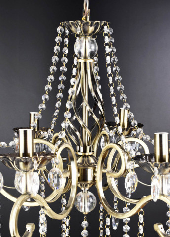 Люстра свічка 6071/6-AB Бронза 60х58х58 см. Handmade (234538315)