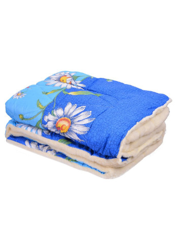 Одеяло ОТКРЫТОЕ овечья шерсть (Поликоттон) Двуспальное Евро 200х220 51249 Moda (253611441)