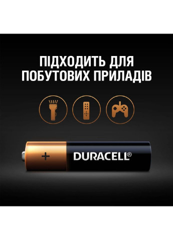 Батарея AAA MN2400 LR03 * 12 (5000394109254/81545432) Duracell (251411907)