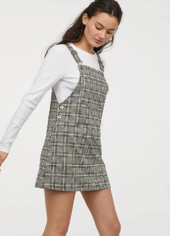 Черное кэжуал платье H&M