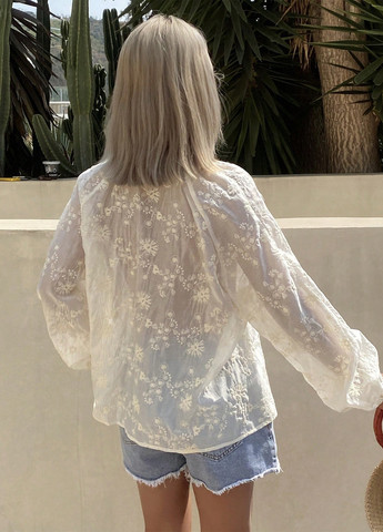 Кремовая блуза SHEIN