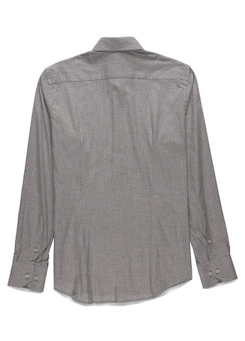 Серая классическая, кэжуал рубашка в горошек Nazarenogabrielli