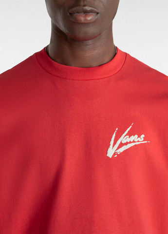 Красная футболка Vans