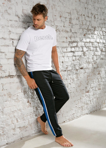 Черные спортивные демисезонные зауженные брюки Bench