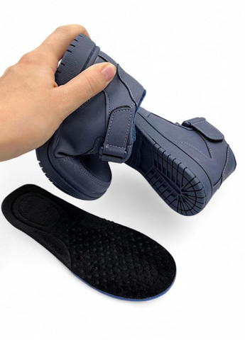 Темно-синие кэжуал осенние ботинки Apawwa