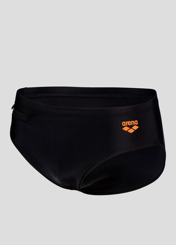 Мужские черные пляжные плавки брифы Arena