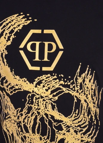 Чорна футболка Philipp Plein