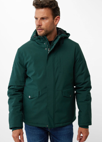 Темно-зелена демісезонна куртка Mexx