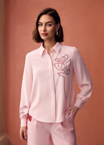 Світло-рожева блуза SHEIN